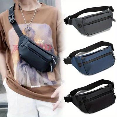 Men Women Waist Bag Pack Waterproof for Male Belt Pouch Belly Ladies Husband Phone Work Purse Sack