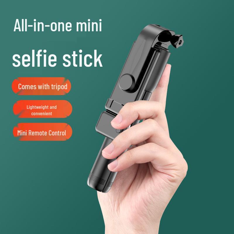 Mini Portable Bluetooth Selfie Stick & Tripod with Remote Control for Live Streaming and Phone Holder