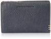 United Colors of Benetton Italian Leather Bi-fold Wallet, Navy