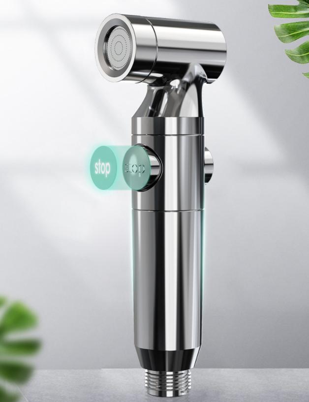 Wholesales Silver Toilet High Pressure Faucet Household Shower Bidet