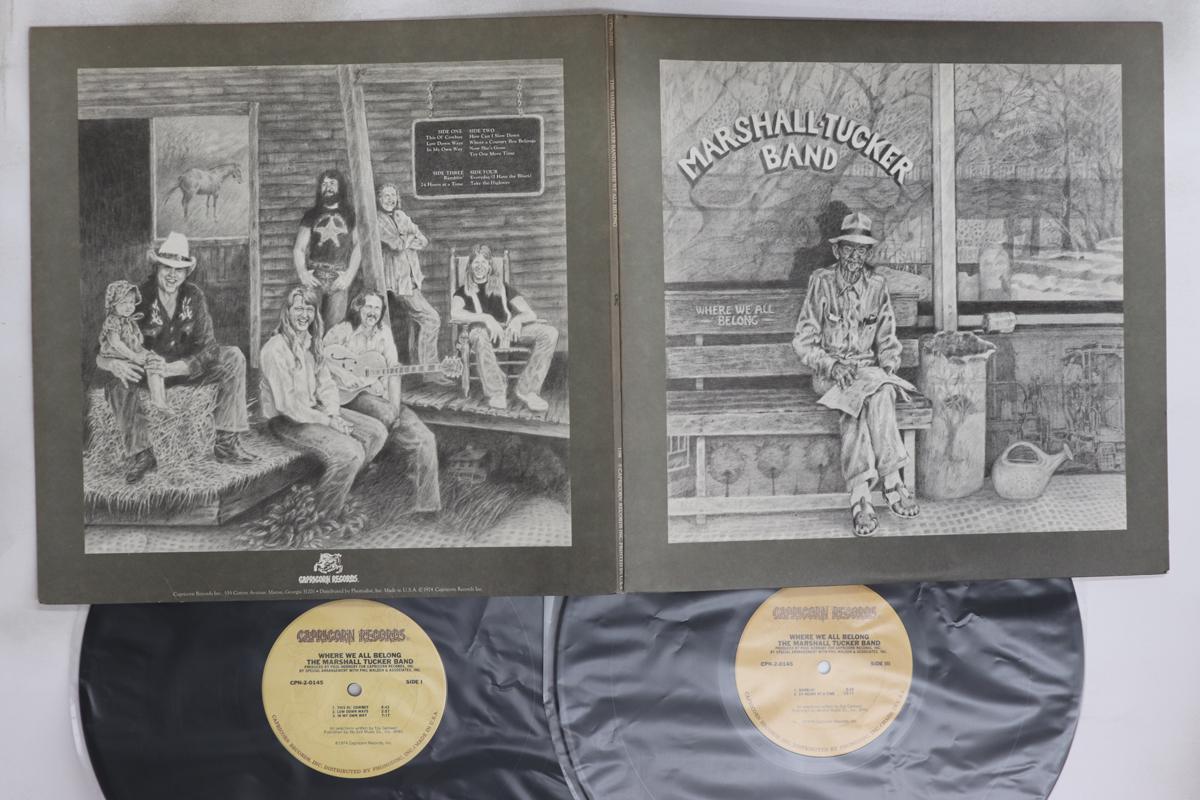 

LP Record MARSHALL TUCKER BAND Where We All Belong CPN20145 CAPRICORN US Rock Used
