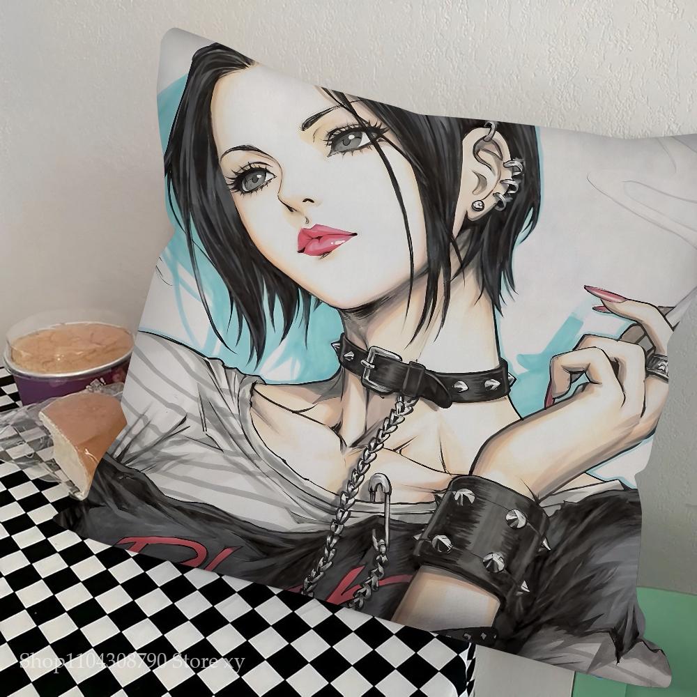 1pc Cartoon Anime Oosaki Nana Pillow Case Square Pillow Bedroom Sofa Leisure Comfort Cushion Car Living Room Home Decoration