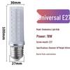 18W Tri-Color Dimming Eye Protection LED Bulb, E14/E27 Base, Shadowless Design for Chandelier