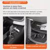 Magnetic Sunglasses Holder Car Sun Visor Eyeglasses Clip Multi-Functional PU Ticket Card Clip Vehicle Accessory
