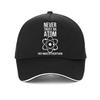 Science Physical Chemistry Unisex Hat Creative Graphic Never Trust An Atom Baseball Cap Summer Breathable Adjustable Hats Bone