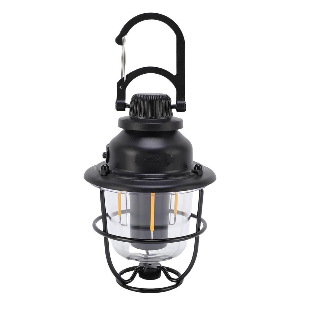 LED Camping Lantern 3LED 9SMD IPX3 Rainproof Battery Powered Camping Light Retro Hanging Tent Light