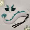 Handwork Little Dragon Ears Tail Set Fursuit Cosplay Costume Furry Animal Tails Ear Headband Halloween Party Suit For Women Men