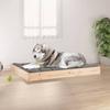 VidaXL Dog Bed 101.5x74x9 Cm Solid Pine Wood820866