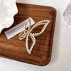 AEE4-Schmetterlings-Klammerclips Metall-Haarklammern Goldene Haarklammern für Damen Niedliche Haarklammern Ersatzteile