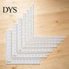 Professional Paper Crafting Gauges 7Pcs/Set Acrylic L-Shaped Positioning Ruler, Tool with Centimeter Scale, 7 Border Offset Rulers Sizes Square Ruler