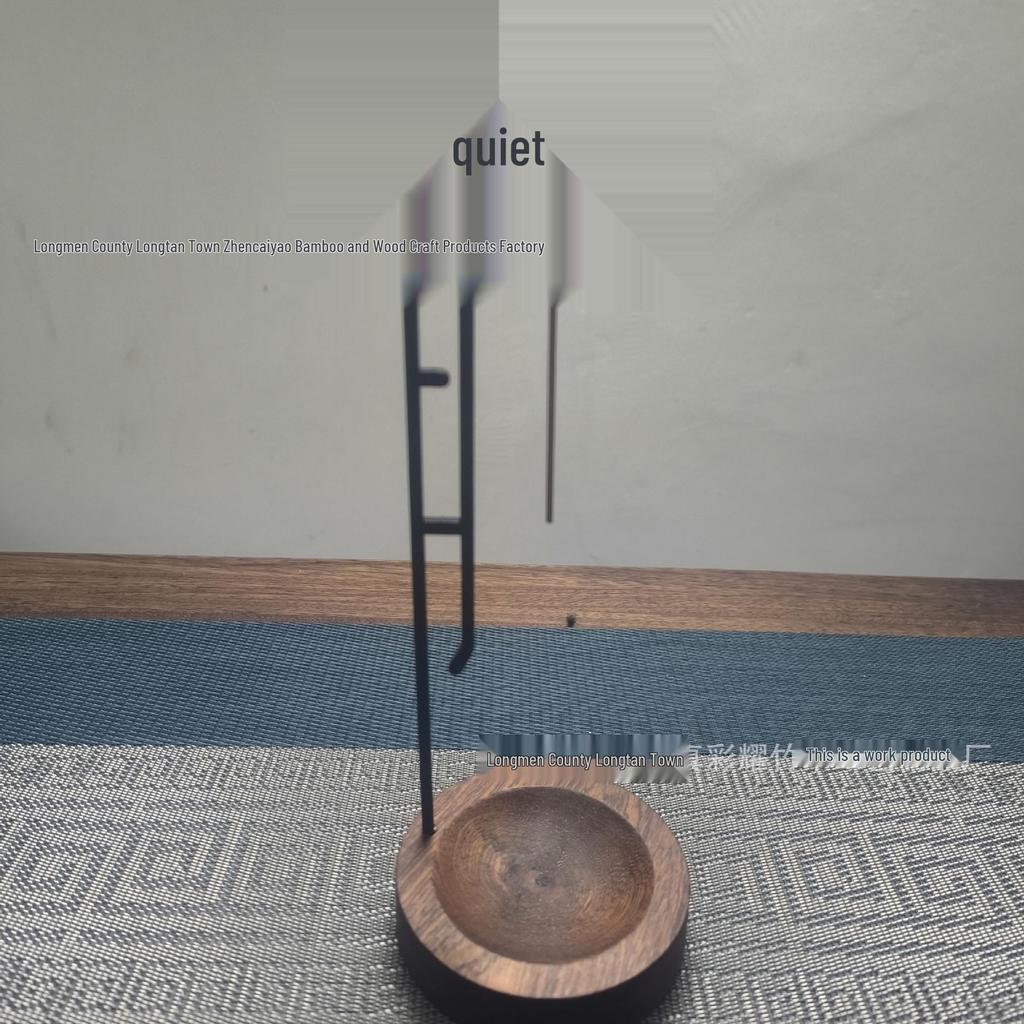 Solid Wood Zen Incense Holder & Burner Clip for Home Decor