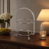 Metal Pastry Display Stand with Circular Tiers Decorative Cake