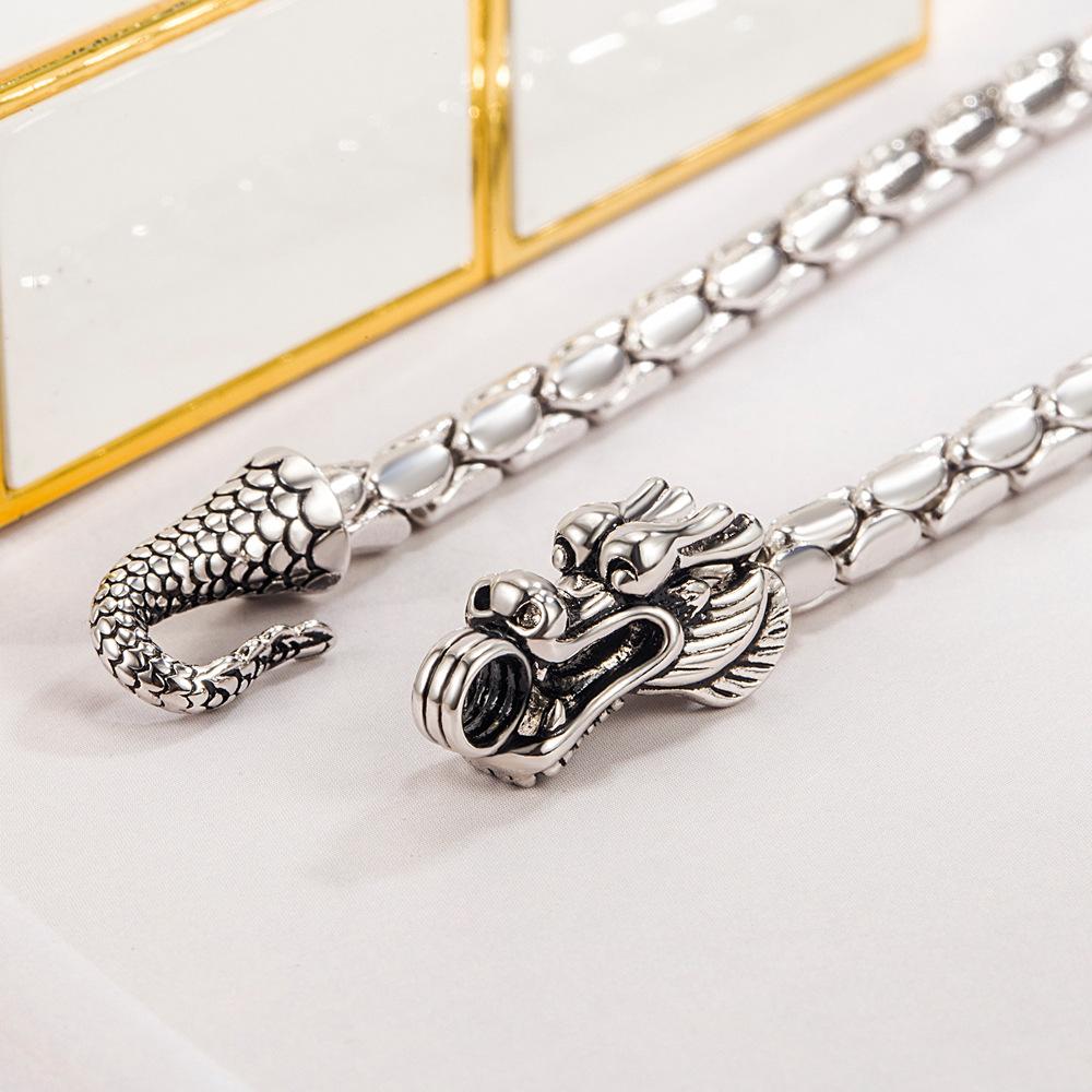 Retro Faucet Bracelet Unisex Electroplated Platinum Box Bracelet Trendy Jewelry