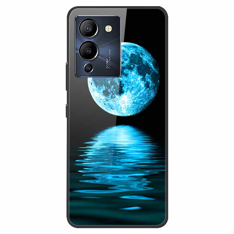 For Infinix Note 12 G96 Case X670 Marble Tempered Glass Hard Back Cover for Infinix Note12 Helio G96 Phone Cases 6.7'' Fundas
