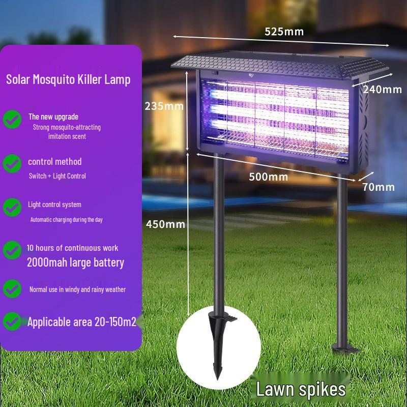 2026 Solar Mosquito Killer & Waterproof
