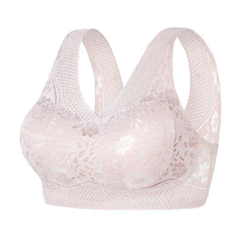 Reggiseni taglie forti morbidi e traspiranti senza ferretto per donna Reggiseno di sollevamento e supporto leggermente imbottito e confortevole a copertura totale
