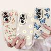 Für Honor 200 Pro 200 Lite Honor200 Hülle Abdeckung Weiches Silikon TPU Blume Schmetterling Girly Mode Malerei Honor 200Lite 200Pro