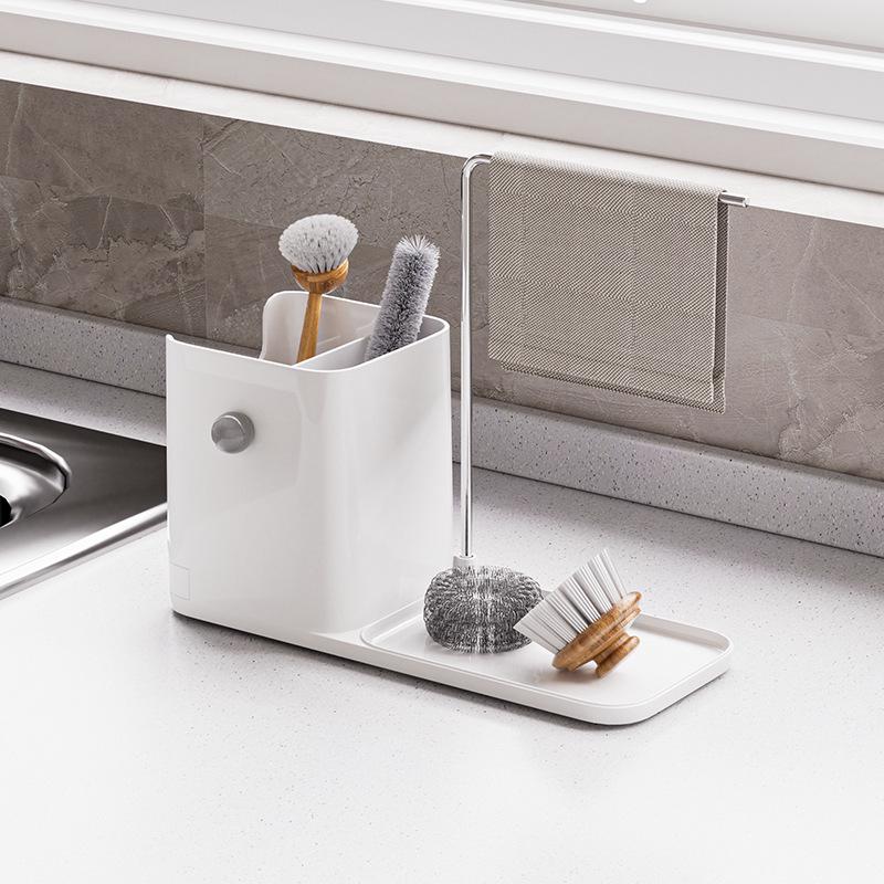 Multi-purpose Manual Soap Dispenser for Kitchen & Bathroom