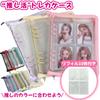 Oshikatsu Trading Card A5 Large Capacity Includes 10 Zippered Clear Easy To Sparkly Card Case for Organizing Your Collection File, Size, Storage,