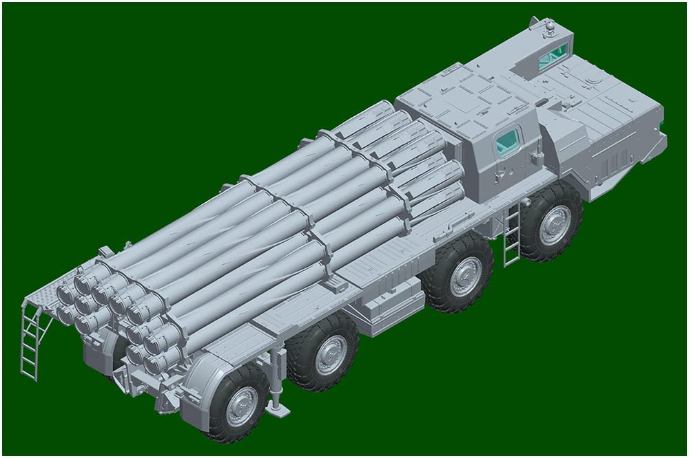 Hobby Boss 1/72 Fighting Vehicle Series Russian 9A52-2 Smerch-M Multiple Rocket Launcher Plastic Model Kit 82940