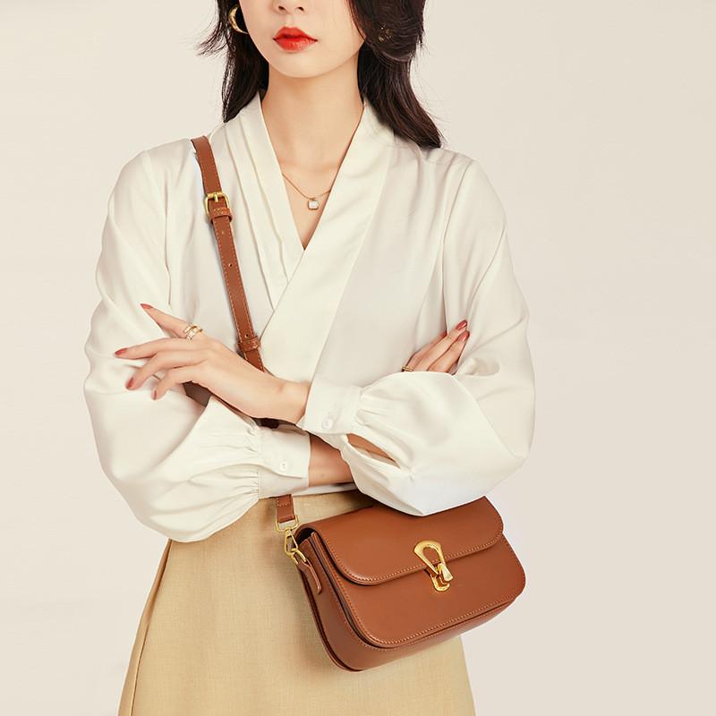 IELGY Summer Simple All-Match One-Shoulder Messenger Casual Tofu Bag
