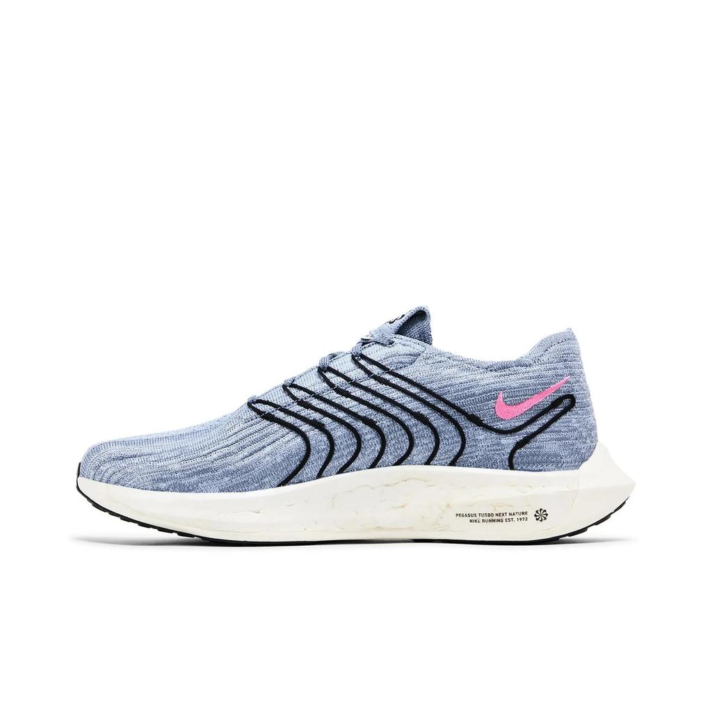 Nike Pegasus Turbo Next Nature 'Ashen Slate Pink Spell' (Unisex) Ashen Slate / Cobalt Bliss / Black / Pink Spell Running Shoes DM3413 400