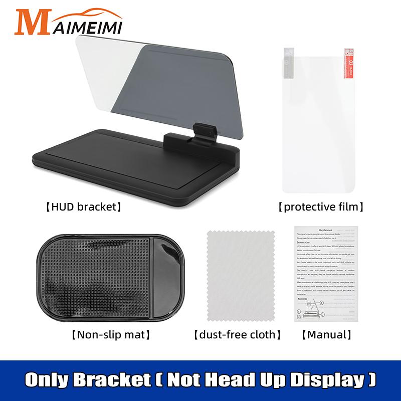 

M6S OBD2 HUD Цифровой проектор на лобовое стекло автомобиля Speedometer Water Temp Voltage Автоаксессуары Бортовой компьютер hud Bracket(NO HUD)