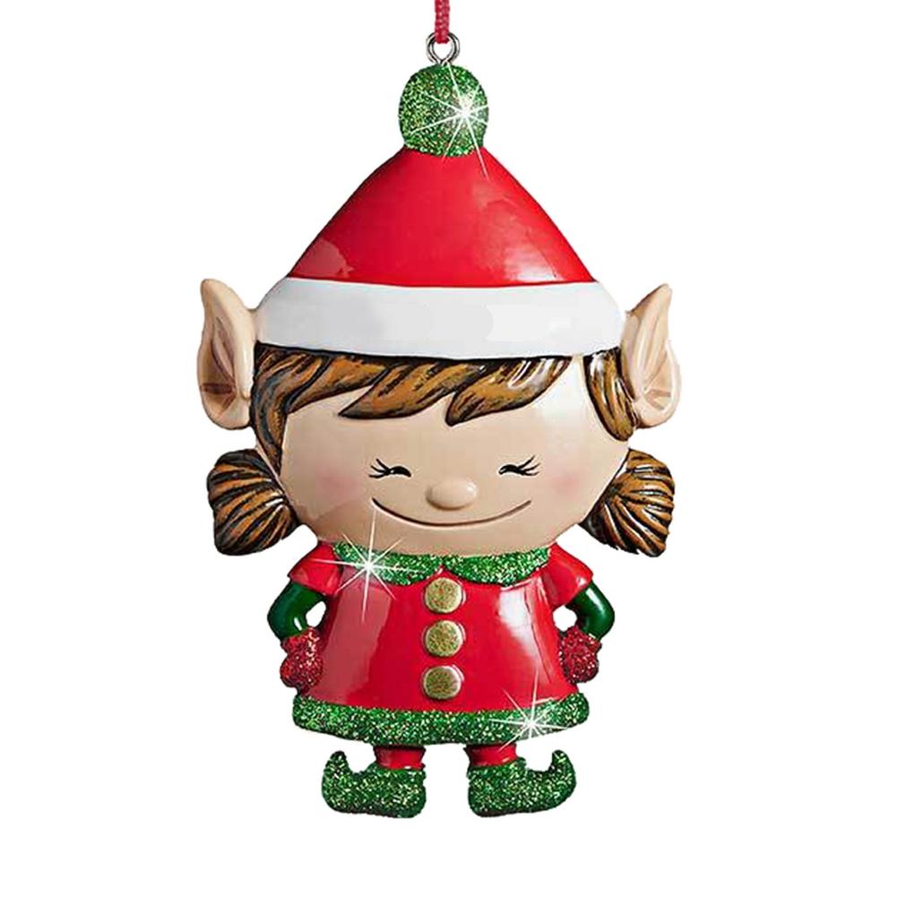 

Милое рождественское украшение для девочки и мальчика, персонализированное рождественское акриловое украшение, новогоднее украшение для дома, подарок на день рождения