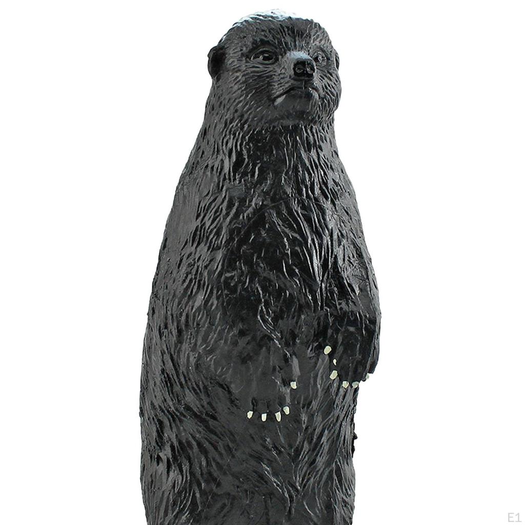 Honey Badger Toy Figurine Garden Ornament Science Animals Learning Realistic Wildlife Animal Statue