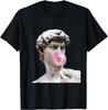 David Miguel Ángel con Chicle Estatua Arte Hombre Mujer Niño Camiseta