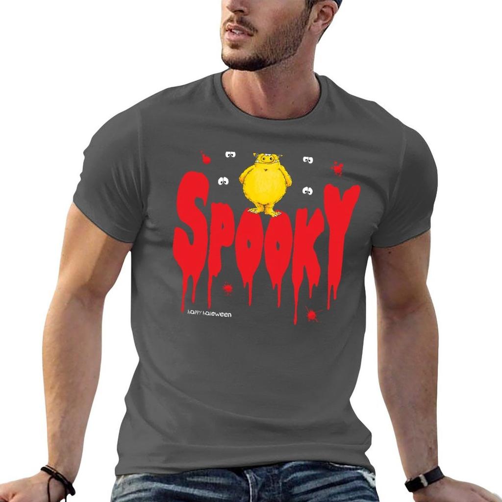 Spooky Tshirt Casual Graphic Print Tee