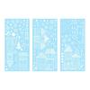 White Castle Christmas Window Sticker Self Adhesive Glass Stickers  Shopping Mall