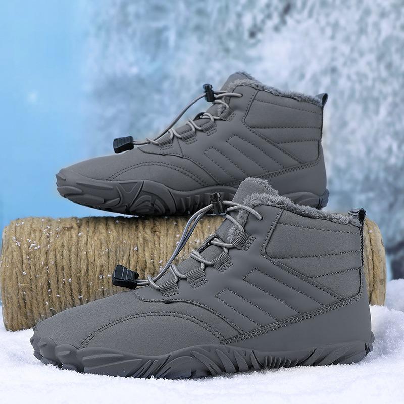 Herbst und Winter große Größe rutschfest Samt warm Schneestiefel Outdoor Paar lässig Wandern Baumwollschuhe