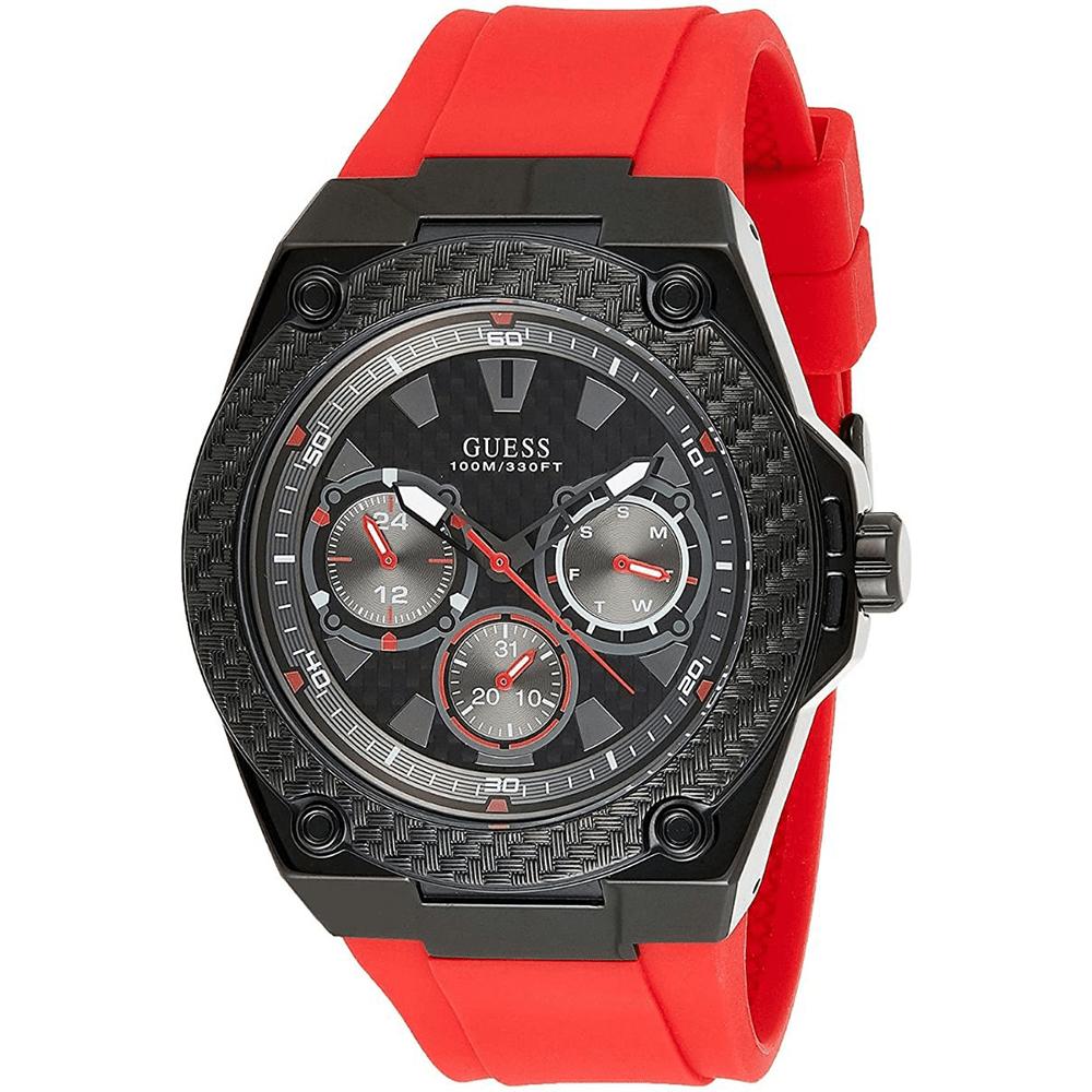 Guess W1049G6 Red Silicone Men's Watch