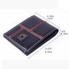 Classic Men's Short Wallet Business Coin Pocket Fashion Male Bifold Wallets  Cash