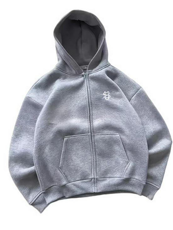 Unisex Hip Hopové tepláky se zipem a výšivkou – Americké velikosti