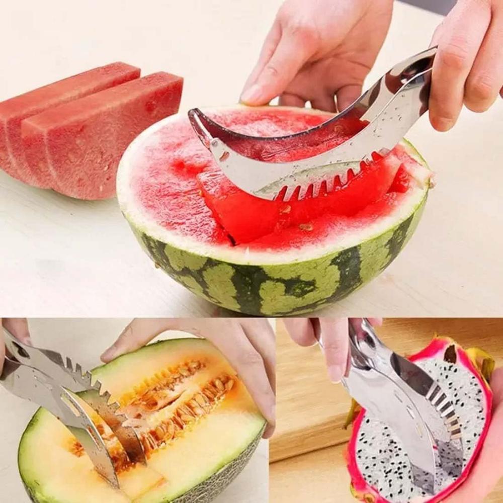 Watermelon slicer, stainless steel cutter, cutter, pitaya, papaya and soft fruit cutter