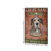 Funny Great Dane Metal Vintage Tin Sign Poster Cafe Bar Living Room Coffee Bar Club Kithchen Bathroom Kitchen Home Decor Gift