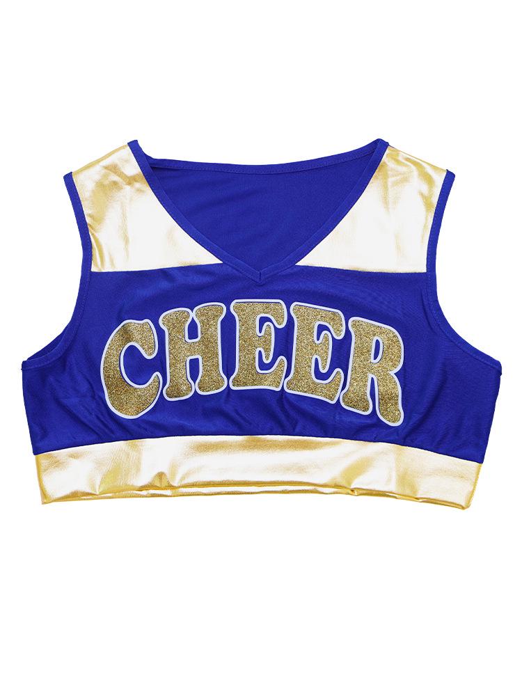 Damen Cheerleading Wettbewerbs Tanzkostüm Set – Kurzer Rock