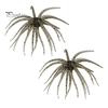Fuzzy Soft Lure 2Pcs Bionic Sea Urchin Lure, 11cm/10g Floating Topwater Artificial Bait Bait, for Freshwater Saltwater Fishing