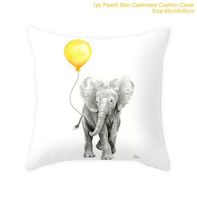 Sandstone Simple Yellow Pillow Geometric Pillow Case Plush Car Living Room Sofa Pillow Nordic