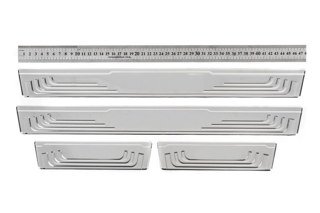 

Universal door sills for Toyota V-2 (4 pcs., stainless)