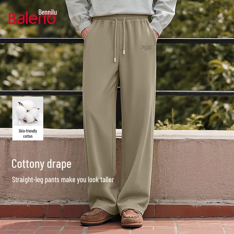 

Baleno Men s Cotton Blend Straight-Leg Casual Pants 4XL