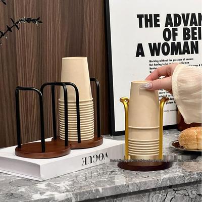 Premium Disposable Cup Holder & Dispenser for Coffee Table and Teacups
