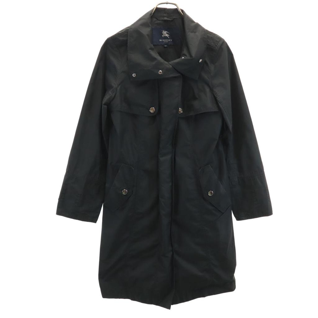 Burberry Sanyo Shokai Trench Coat 40 Black Women Used