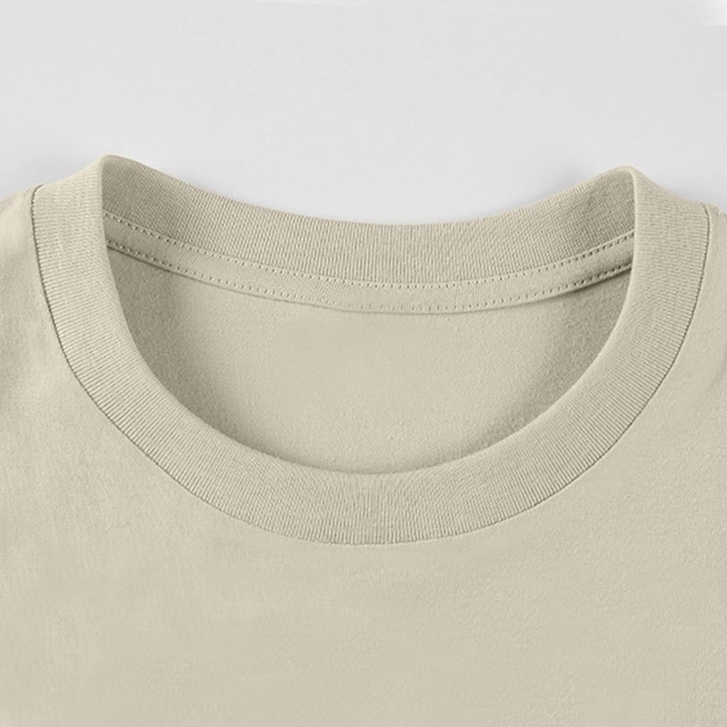 Unisex T-shirt Casual Loose Top Comfortable Round Neck T-shirt