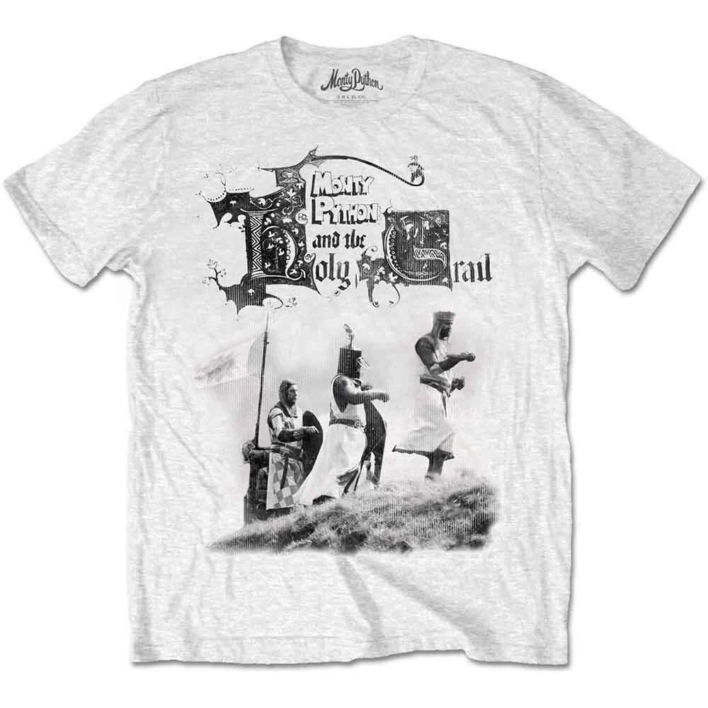 Monty Python Knight Riders T-Shirt White New XL