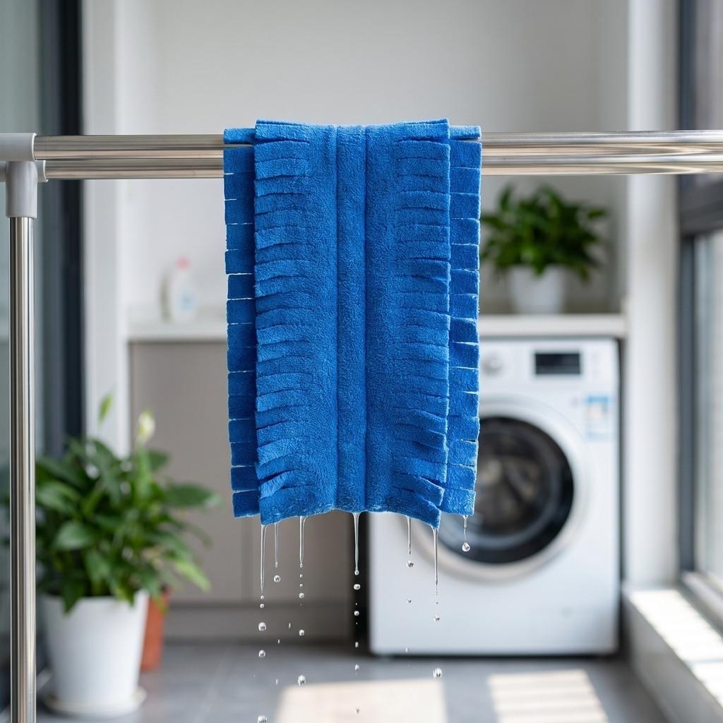 Wiederverwendbare Waschbare Ersatz-Mopppads für Flachmop Kompatibel mit Verschiedenen Bodenarten Einfach Anzubringen und zu Entfernen Langlebige Reinigungstücher