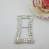 Rhinestone Invitation Ribbon Slider Buckle for Ribbons Wedding Supply Gift Wrap Hair Bow Center