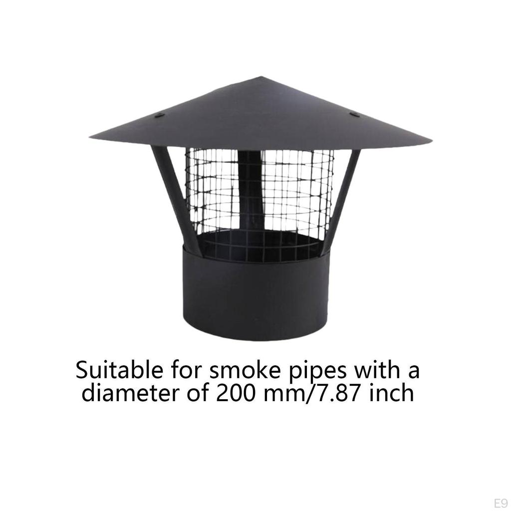 Capac pentru șemineu Capac pentru șemineu în exterior Ventilatie din oțel inoxidabil Acoperiș de evacuare a casei